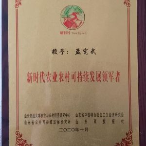 新时代农业农村可持续发展领军者